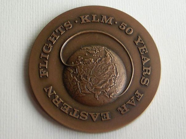 KLM-medal 50 years to the Far East – (3773)